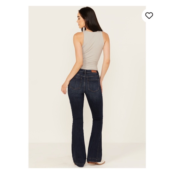 Shyanne Dark Blue Jeans - Picture 2 of 10